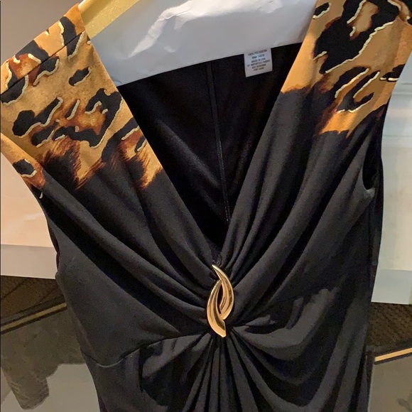 Cache LBD with touch of animal print, size 4 - Picture 2 of 7